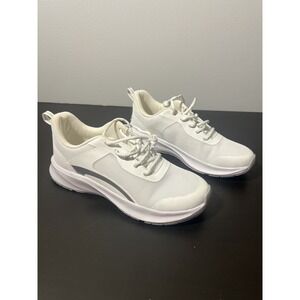 Athletic Works Women's White Mesh Running Training Shoes US Size 10 Odor Control